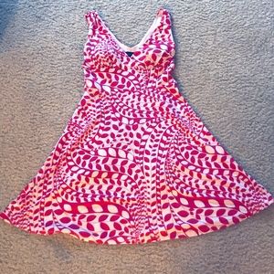 Alyn Paige Mid Length Pattern Dress